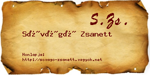 Sóvágó Zsanett névjegykártya
